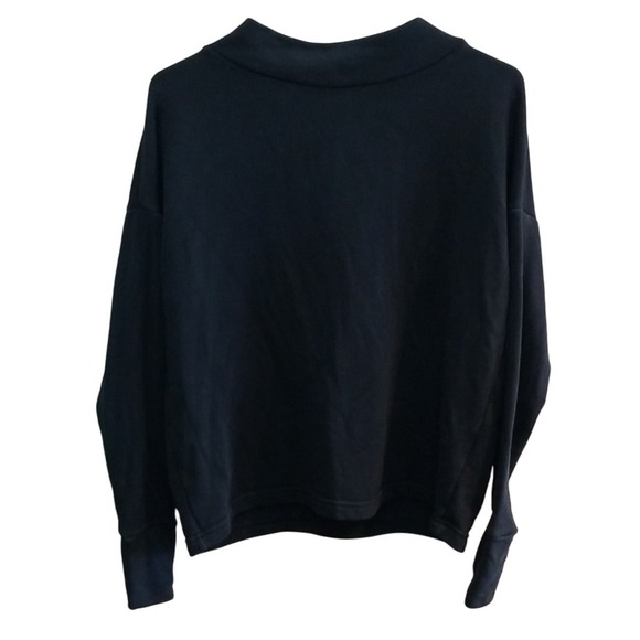 Varley Kingsmill Open Back Pullover Sweatshirt Black‎ Size Small - Picture 3 of 7